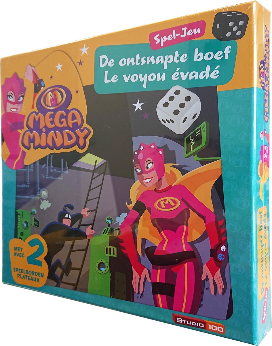 Mega Mindy bordspel de ontsnapte boef spel