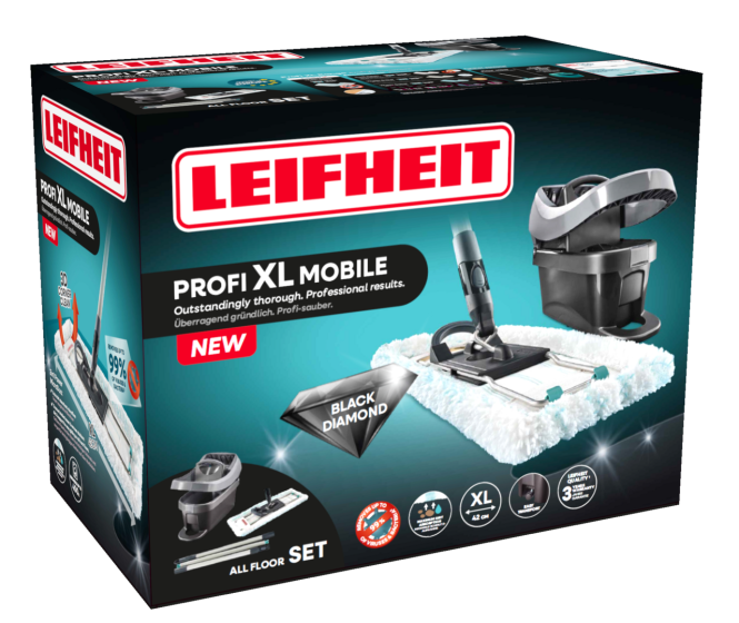 Leifheit Leifheti Profi vloerwisser xl 42 cm zwart