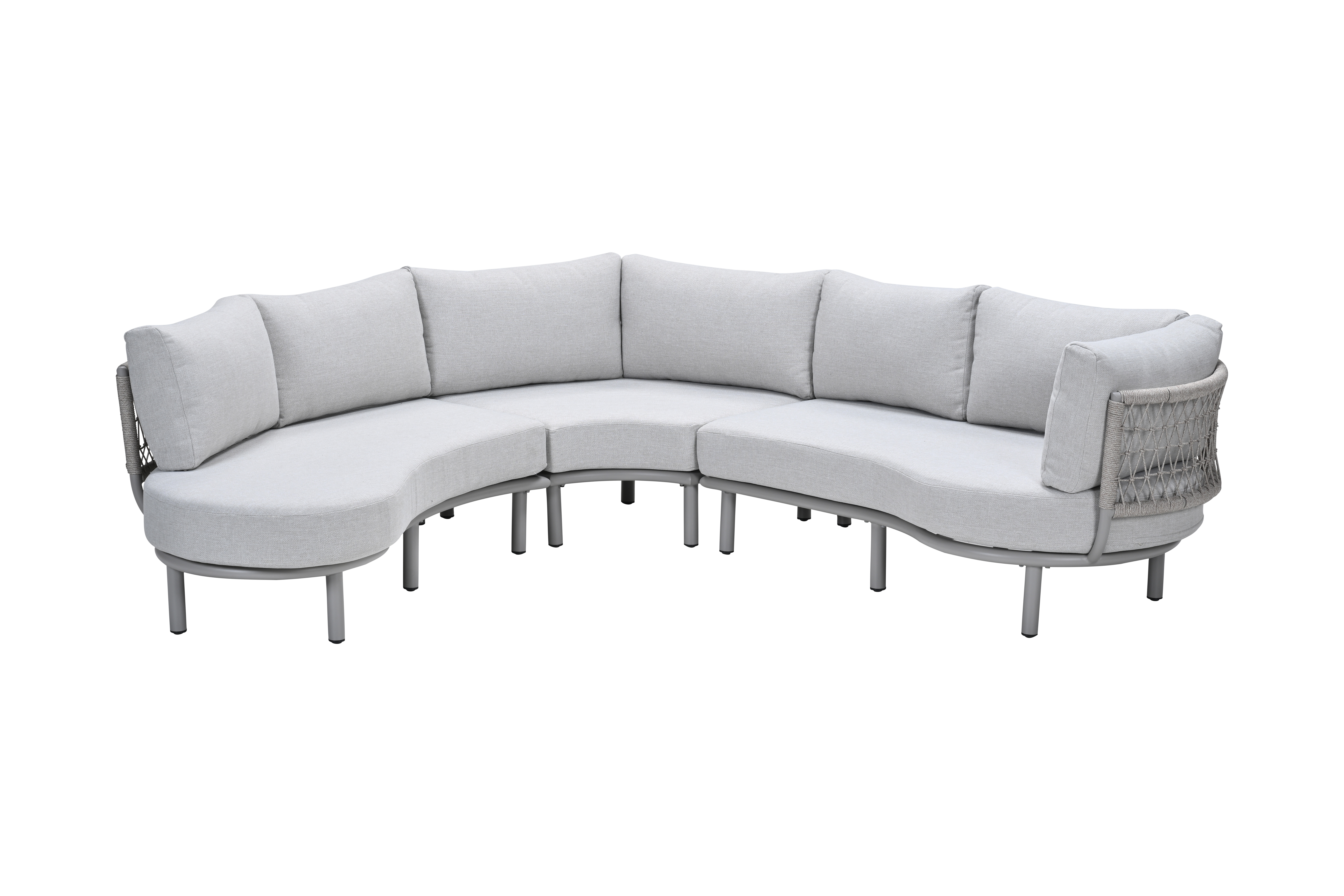 Garden Impressions Matera lounge diningset taupe met sand