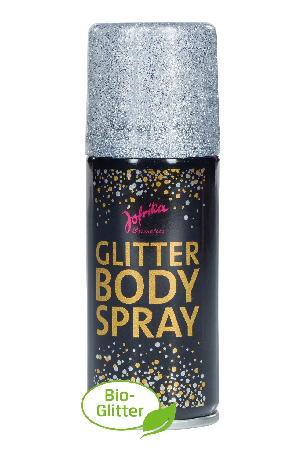 Bodyspray glitter zilver 100 ml