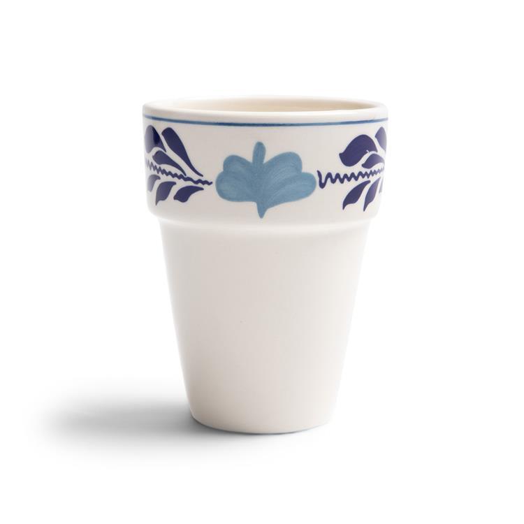 Boerenbont boerenblauw melk beker 0,25 liter