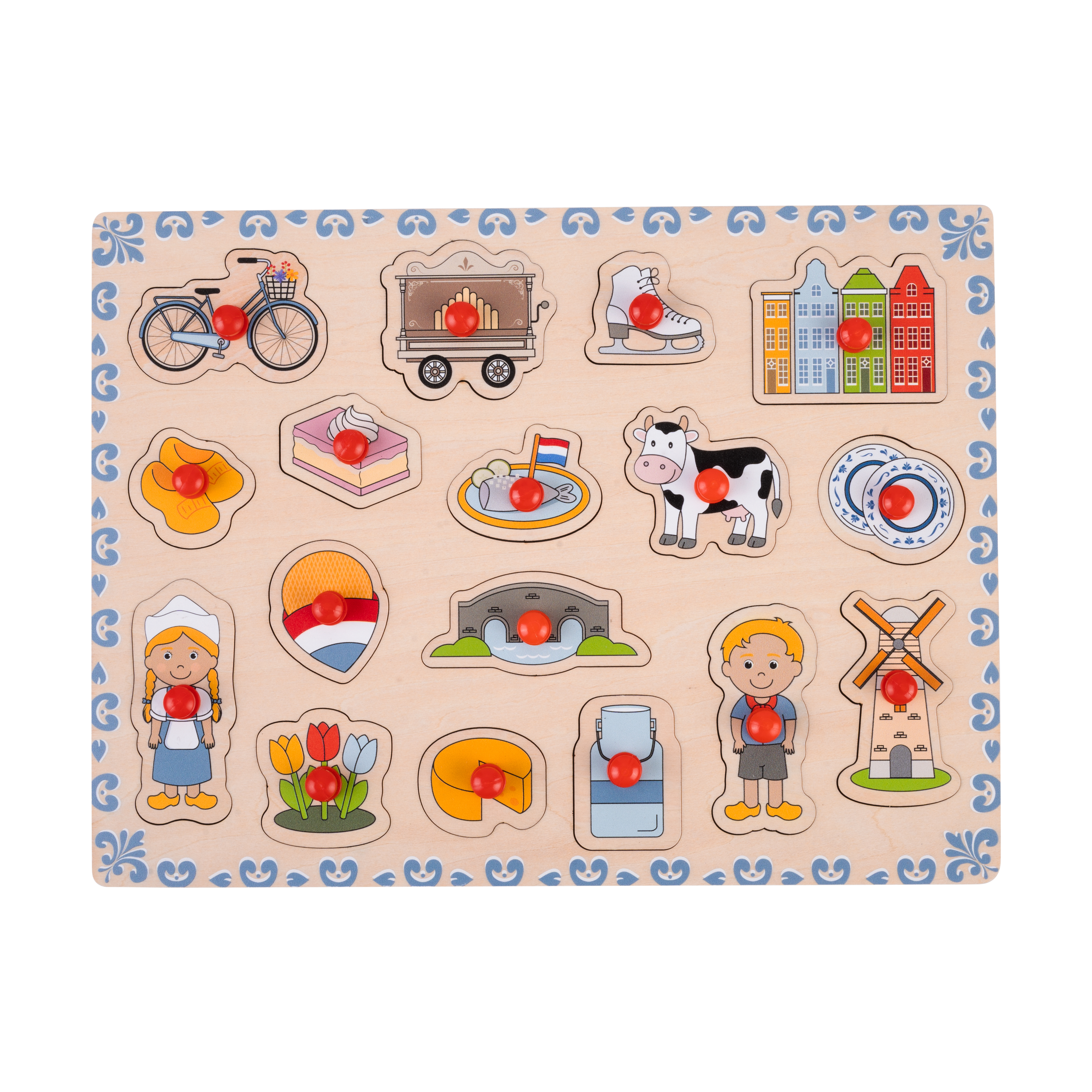 Knoppuzzel Holland puzzel klein