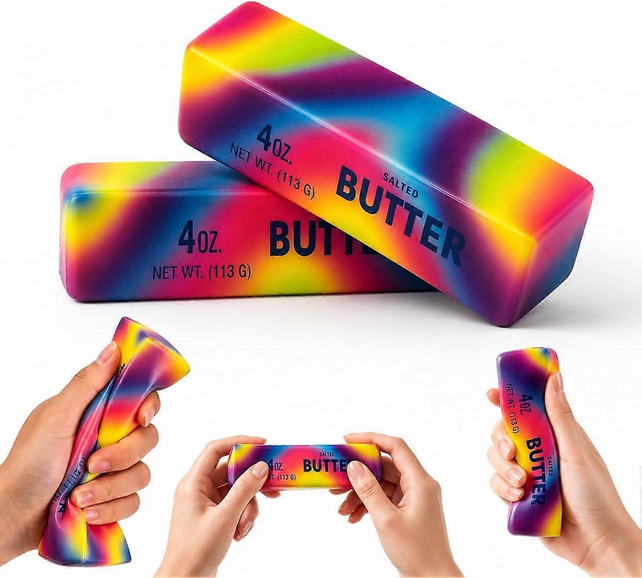 Boter squishy regenboog