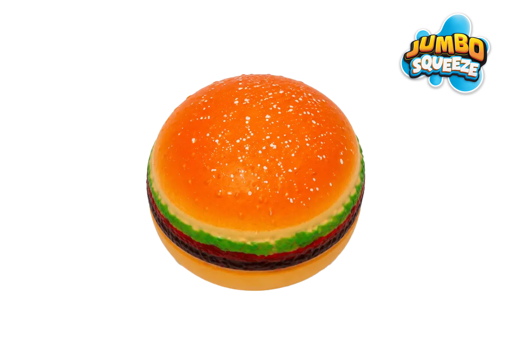 Jumbo squeeze hamburger 12x12x5,5 cm