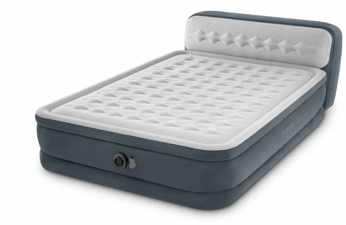 Intex Ultra Plush Headboard luchtbed - Queensize (152 cm)
