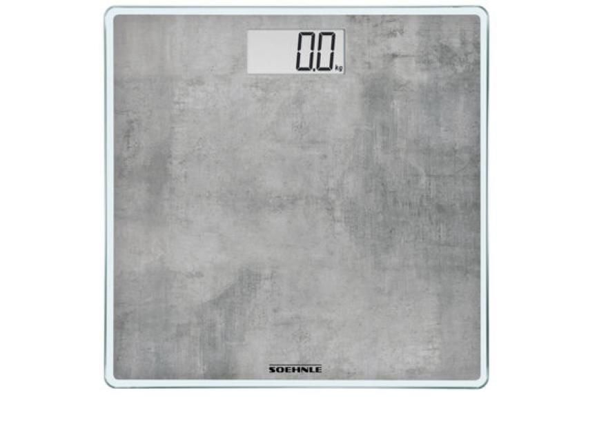 Soehnle personenweegschaal digitaal style sense compact 300 betonlook