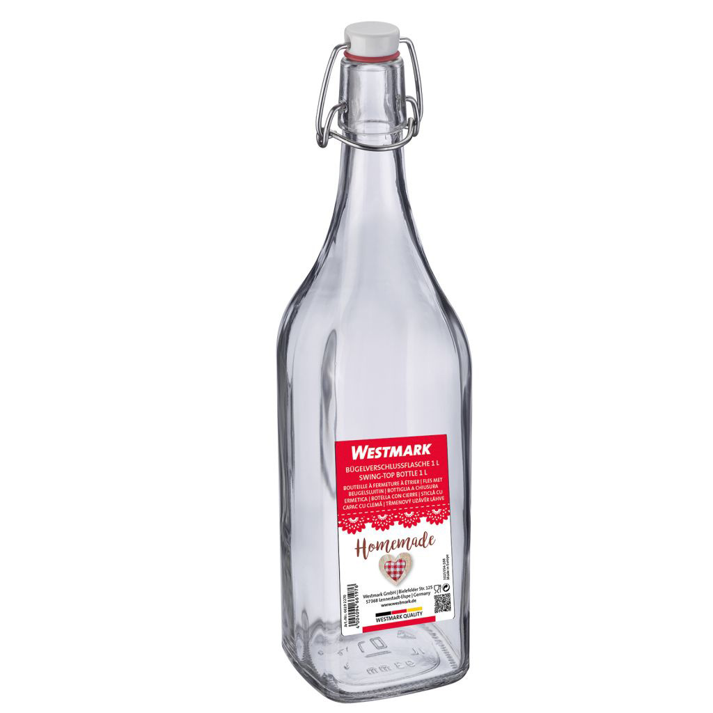 Westmark slingerdopfles vierkant 1 liter