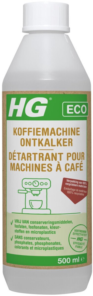 HG eco koffiemachine ontkalker citroenzuur