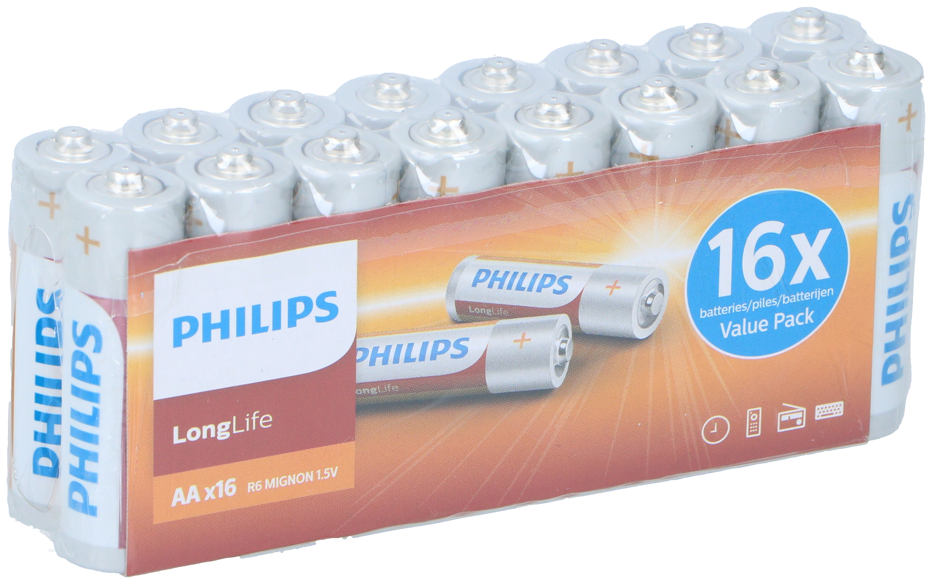 Philips AA batterij longLife R6