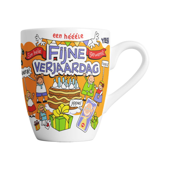 Cartoonmok fijne verjaardag