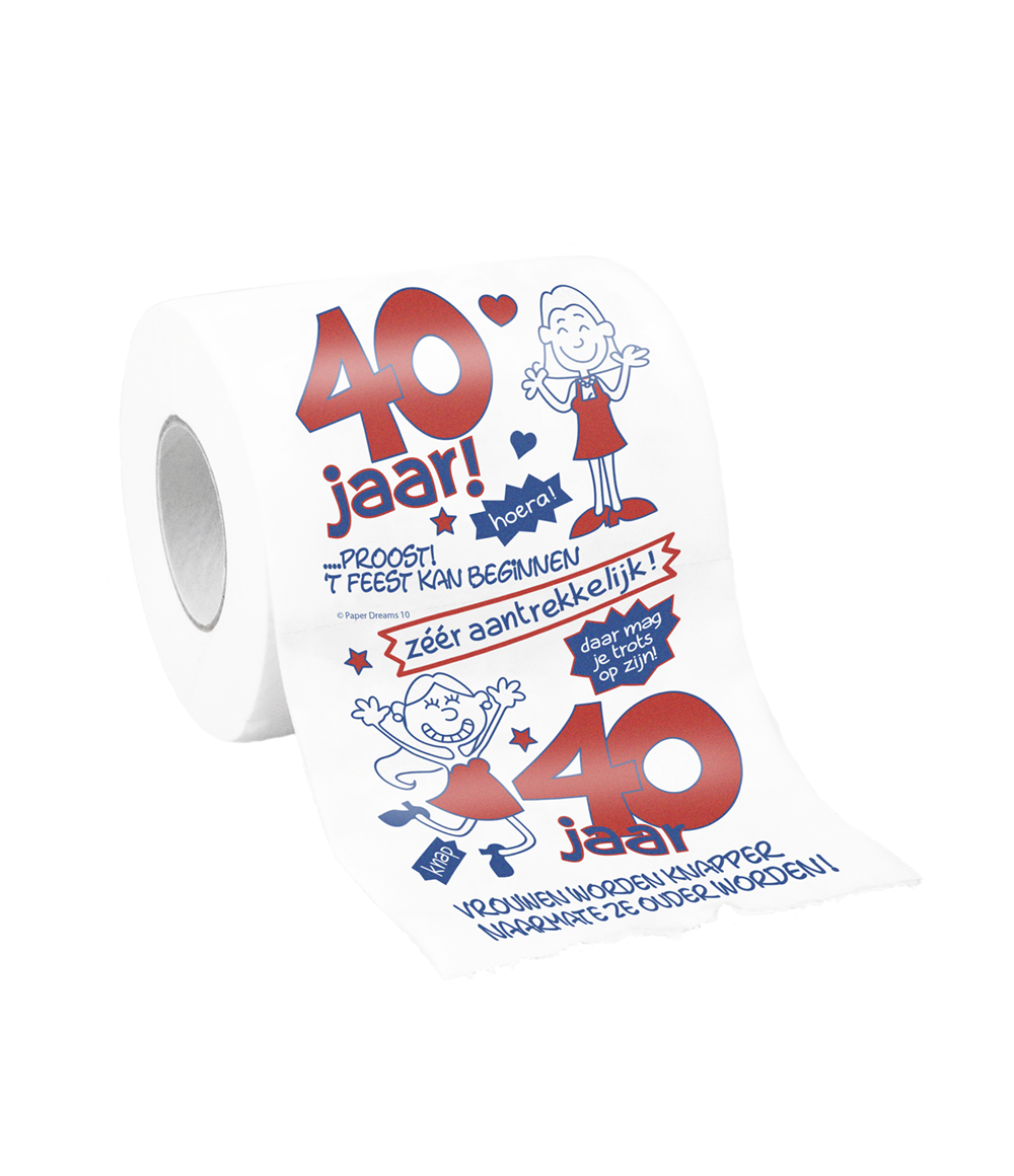 Toiletpapier 40 vrouw