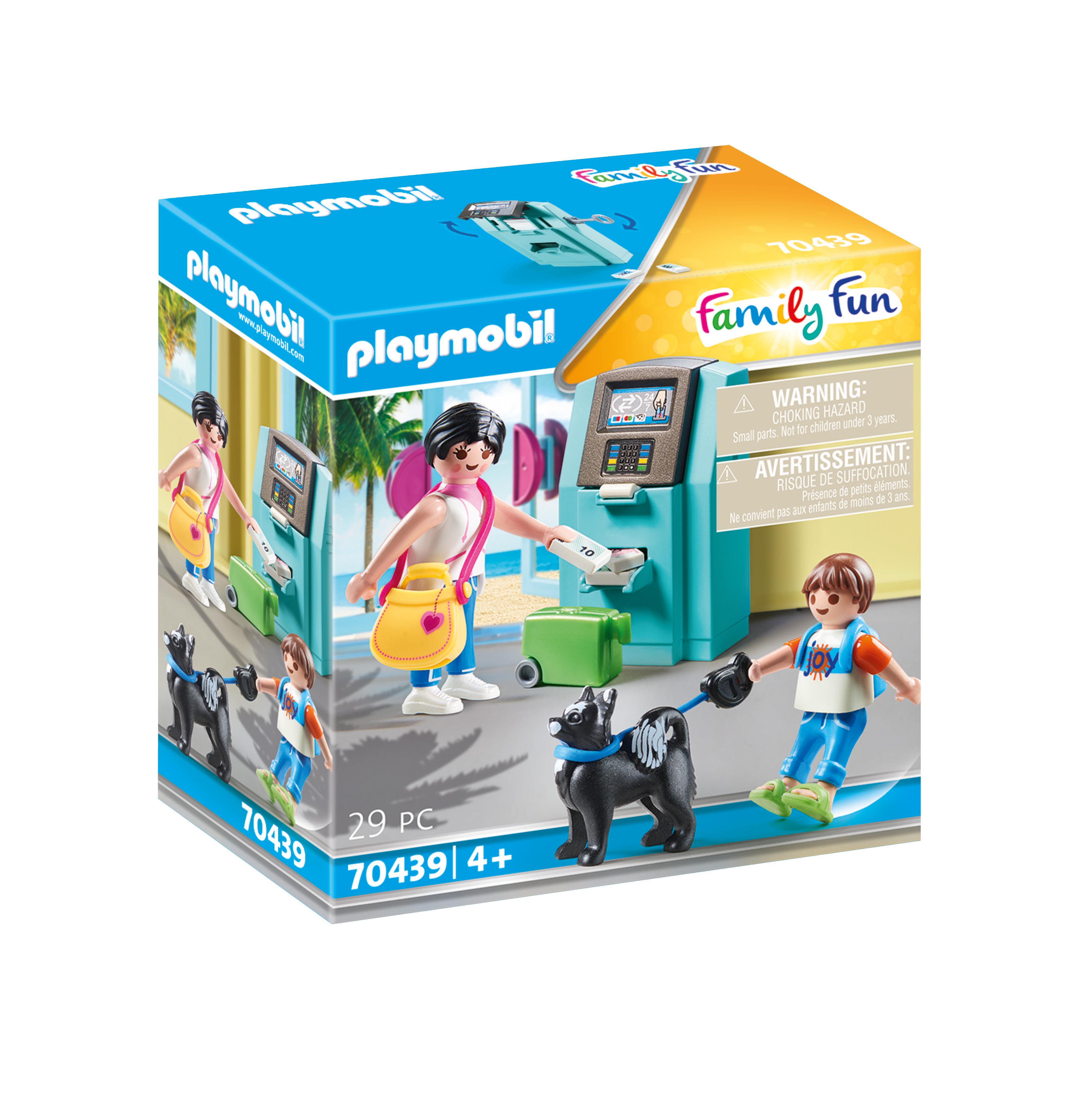 Playmobil® Family Fun 70439 vakantiegangers met geldautomaat afbeelding