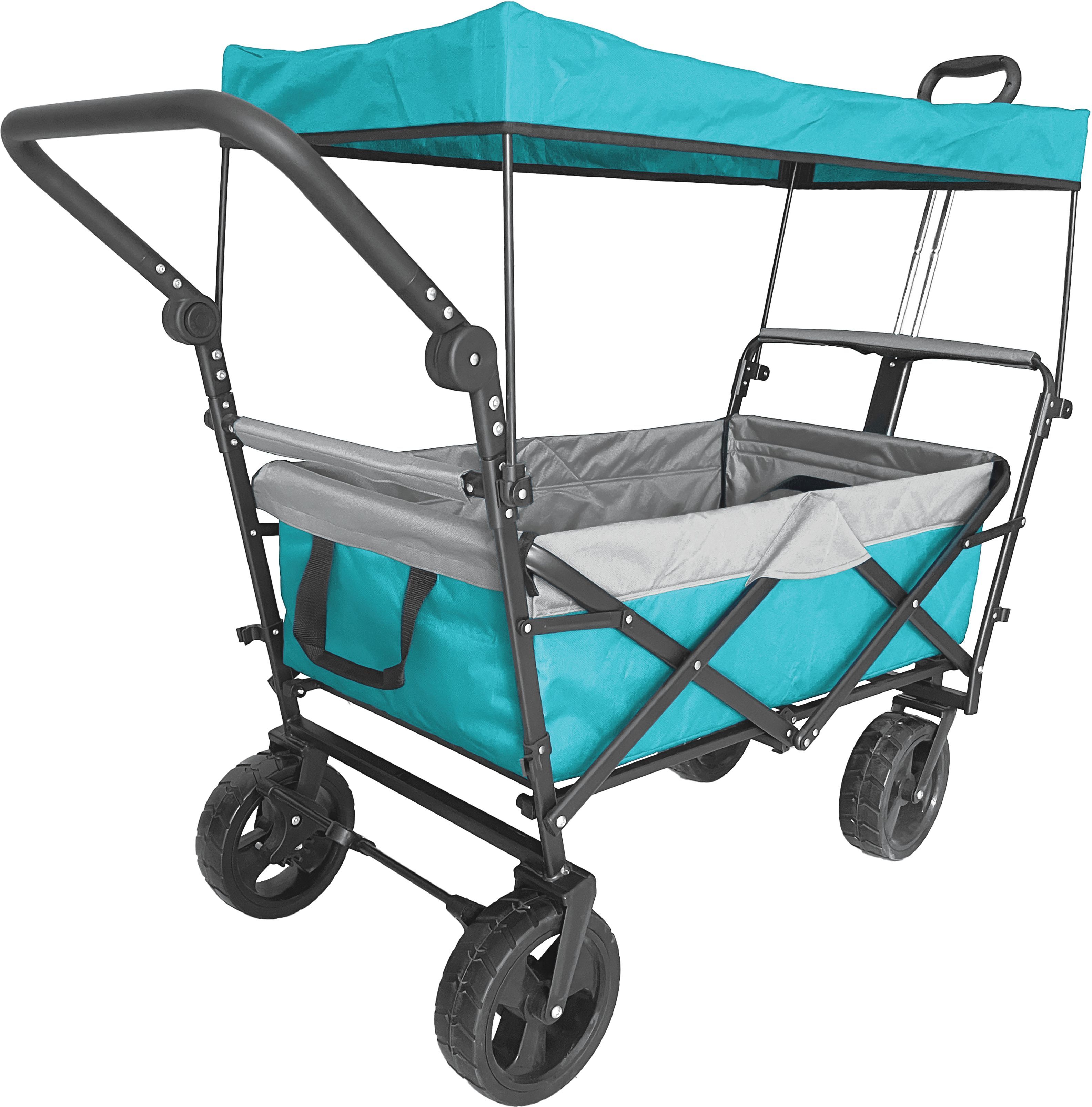 Outdoor actieve bolderwagen met dak opvouwbaar