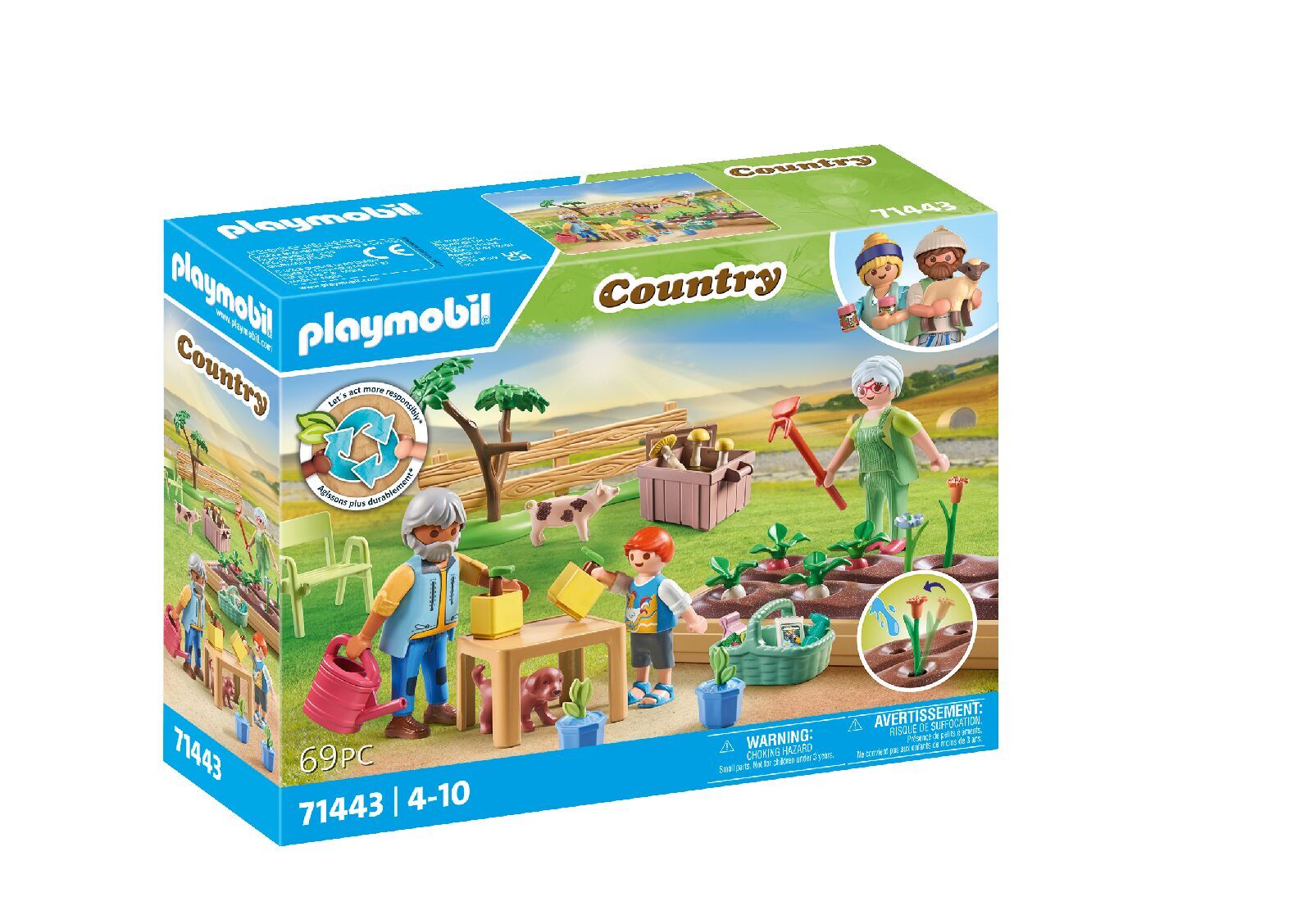 Playmobil® Country 71443 idylische moestuin bij de grootouders