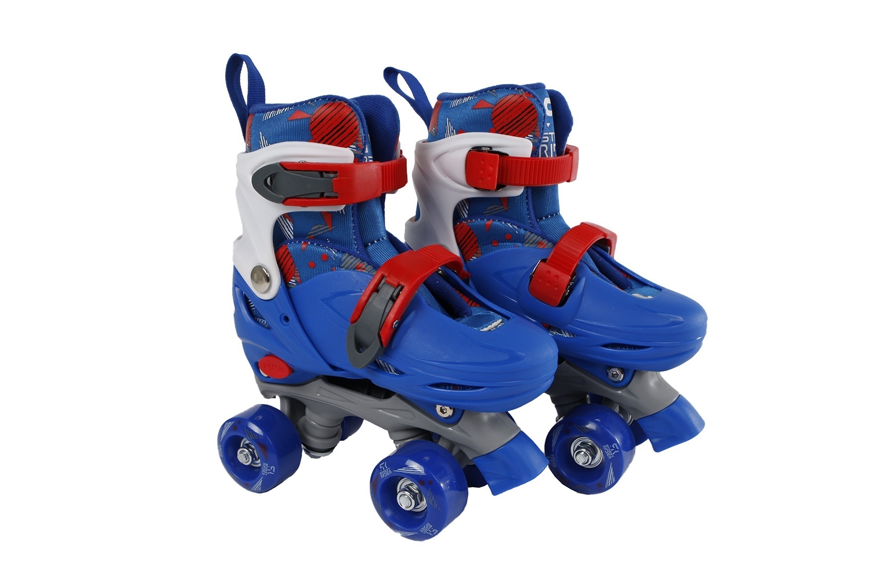 Street Rider rolschaatsen blauw verstelbaar maat 31-34 steel bearing 608Z