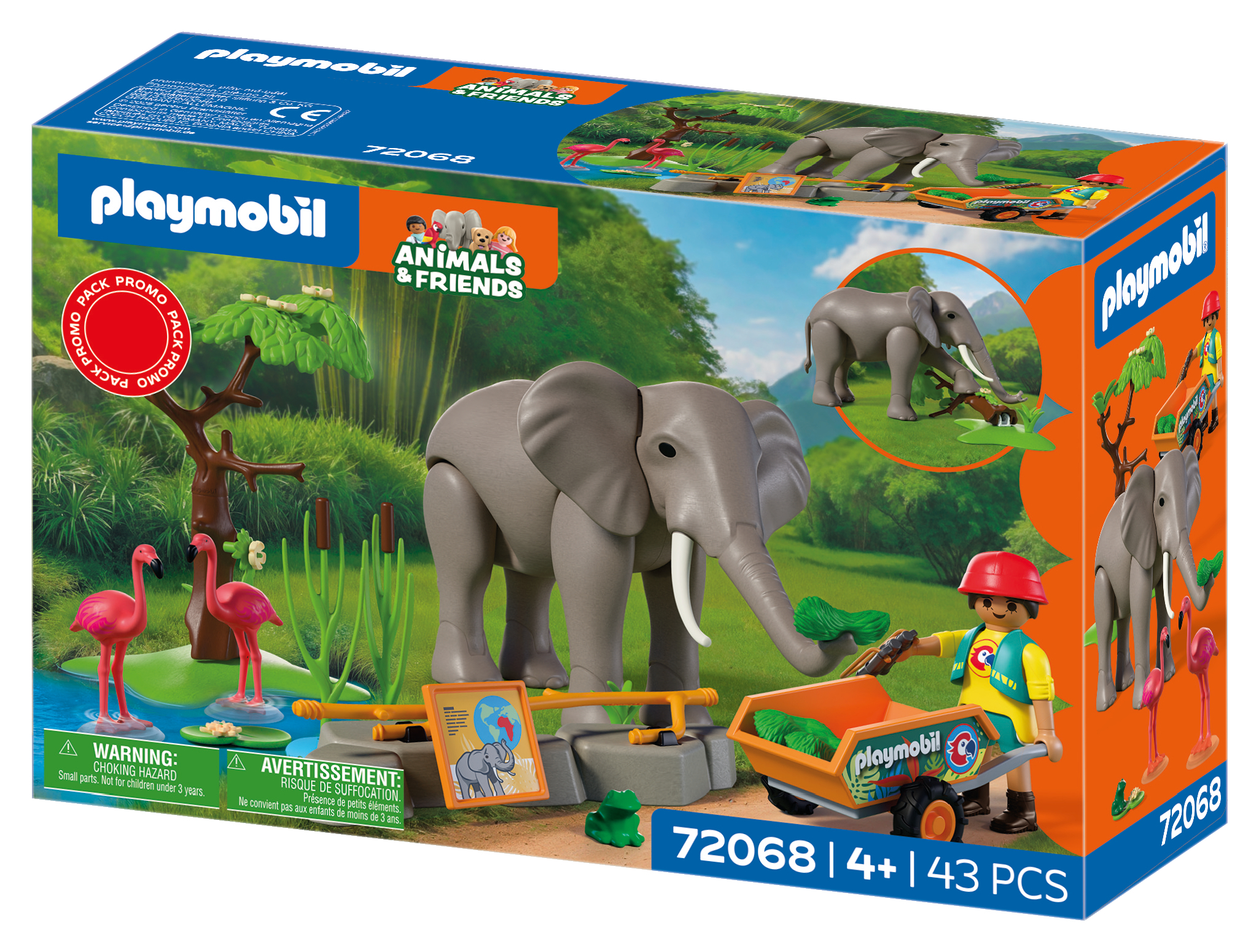 Playmobil® 72068 Olifant met dierenverzorger