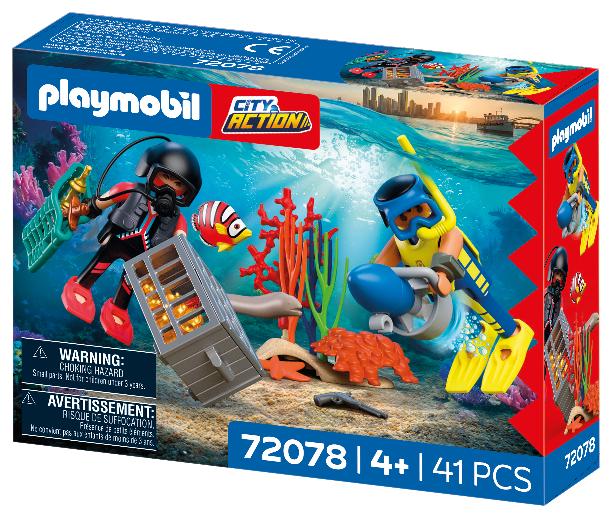Playmobil® 72078 Politieduiker met schat