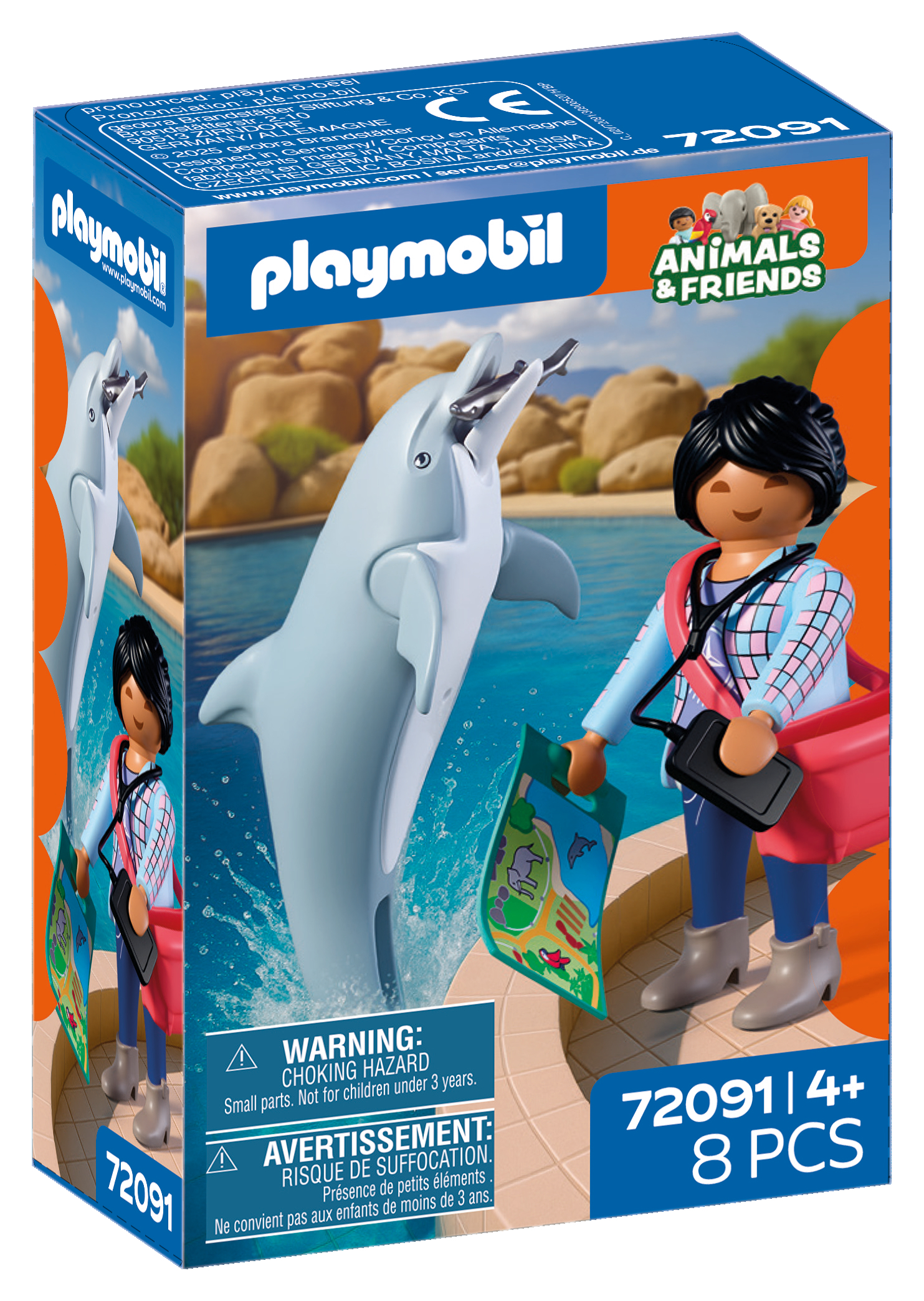 Playmobil® 72091 Dierentuin: Dolfijn en bezoeker