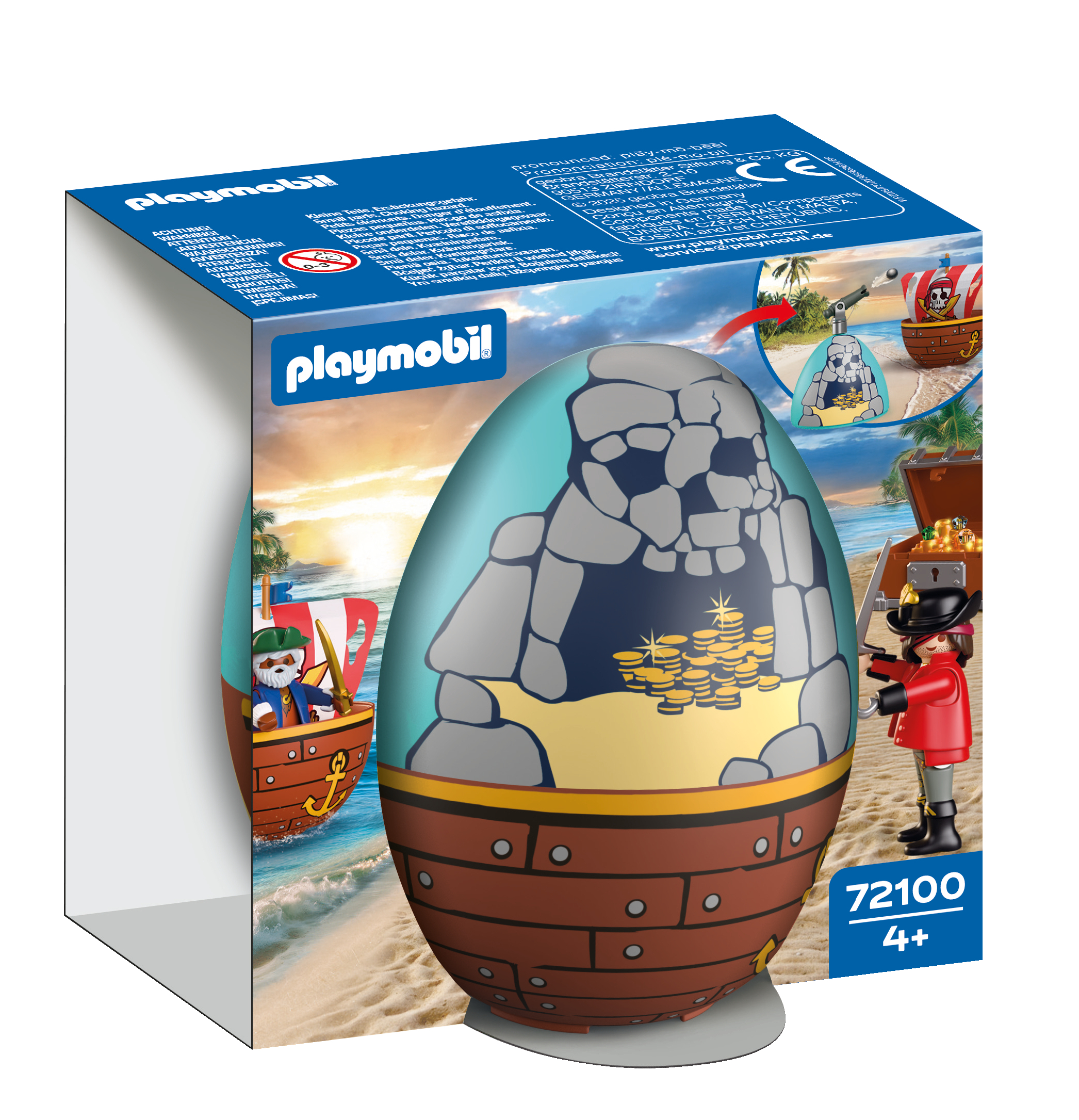 Playmobil® Pirates 72100 speel-ei piraten