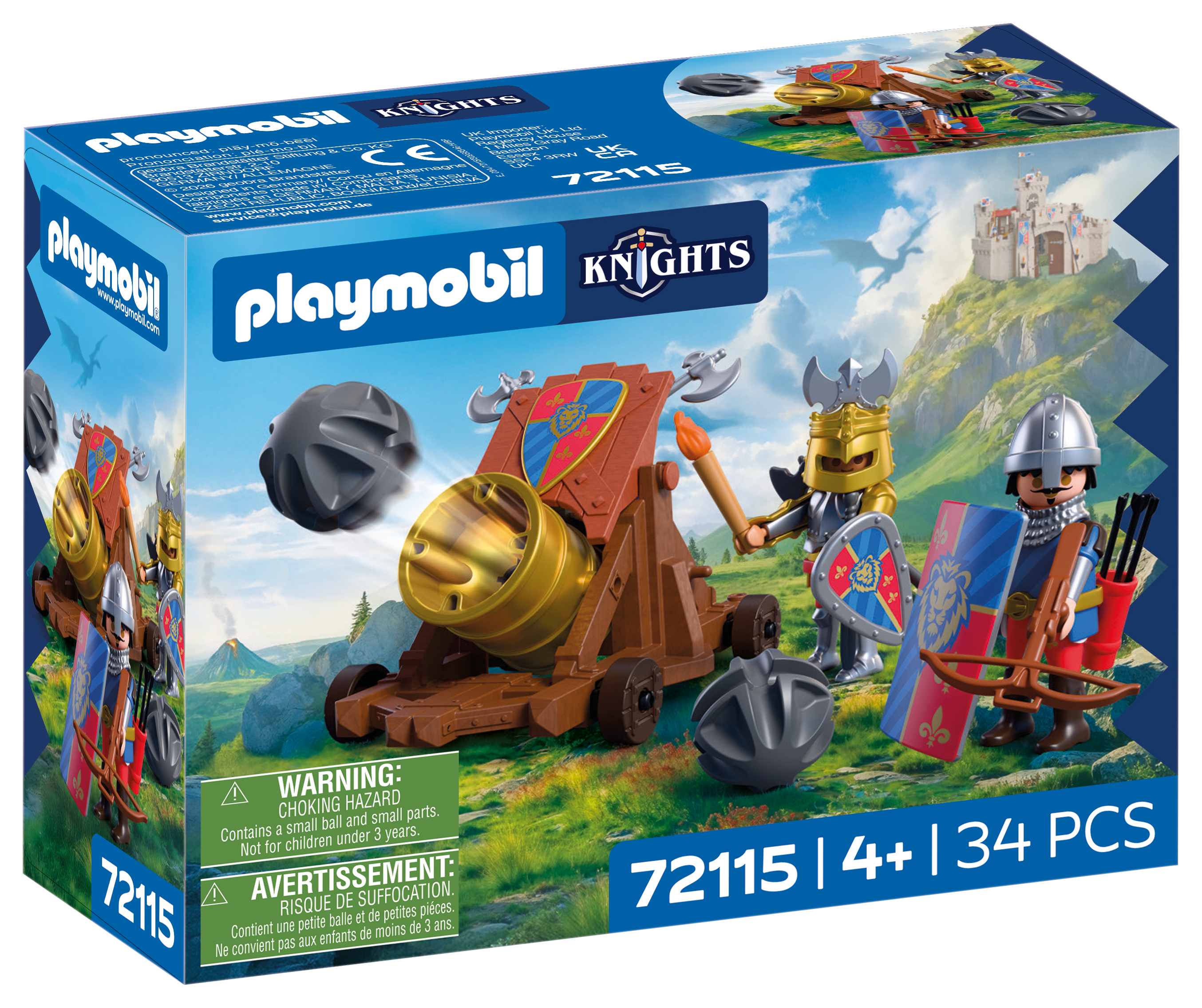 Playmobil 72115 Ridders met kanon
