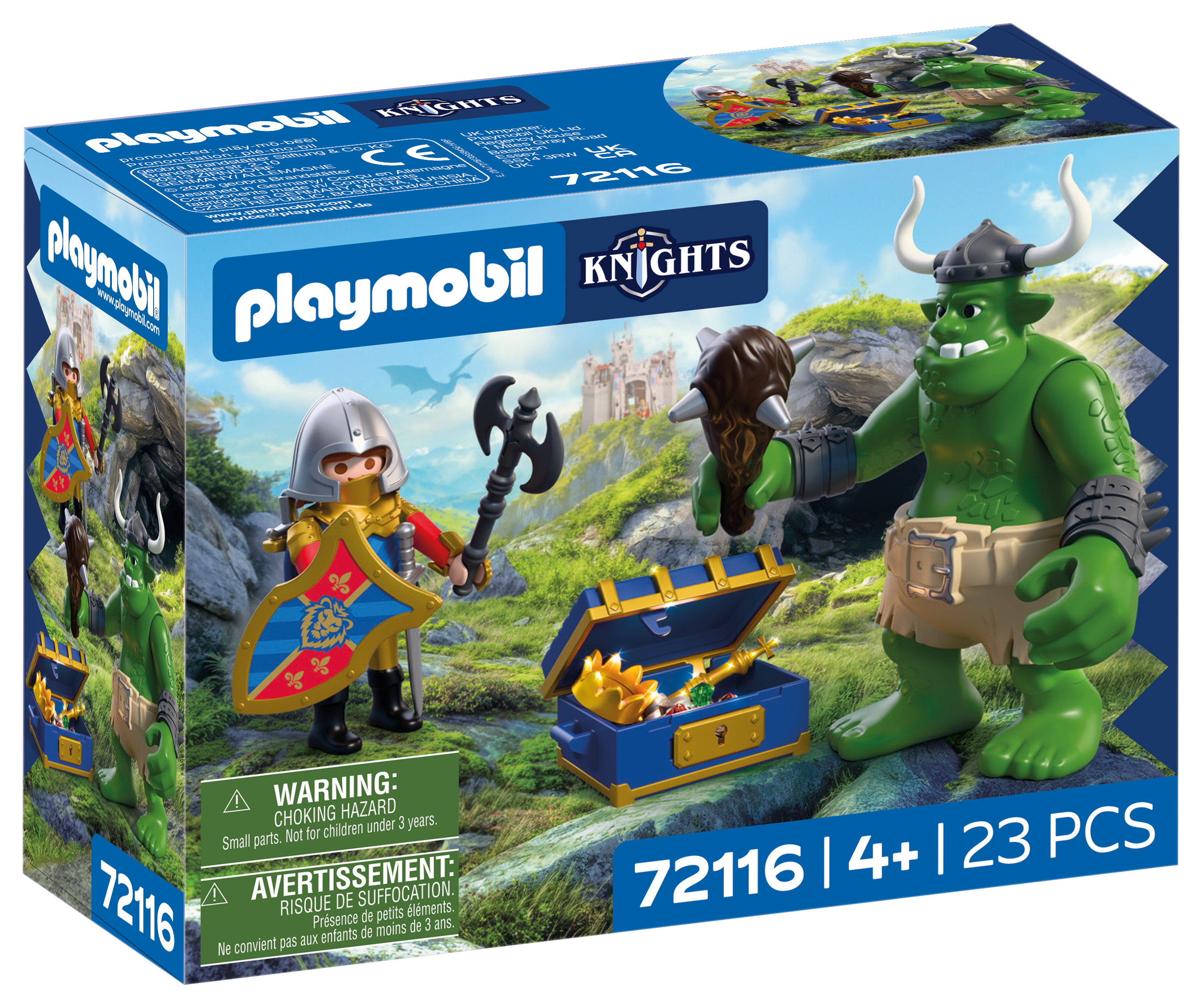 Playmobil 72116 Trol met schat van Leeuwenridder
