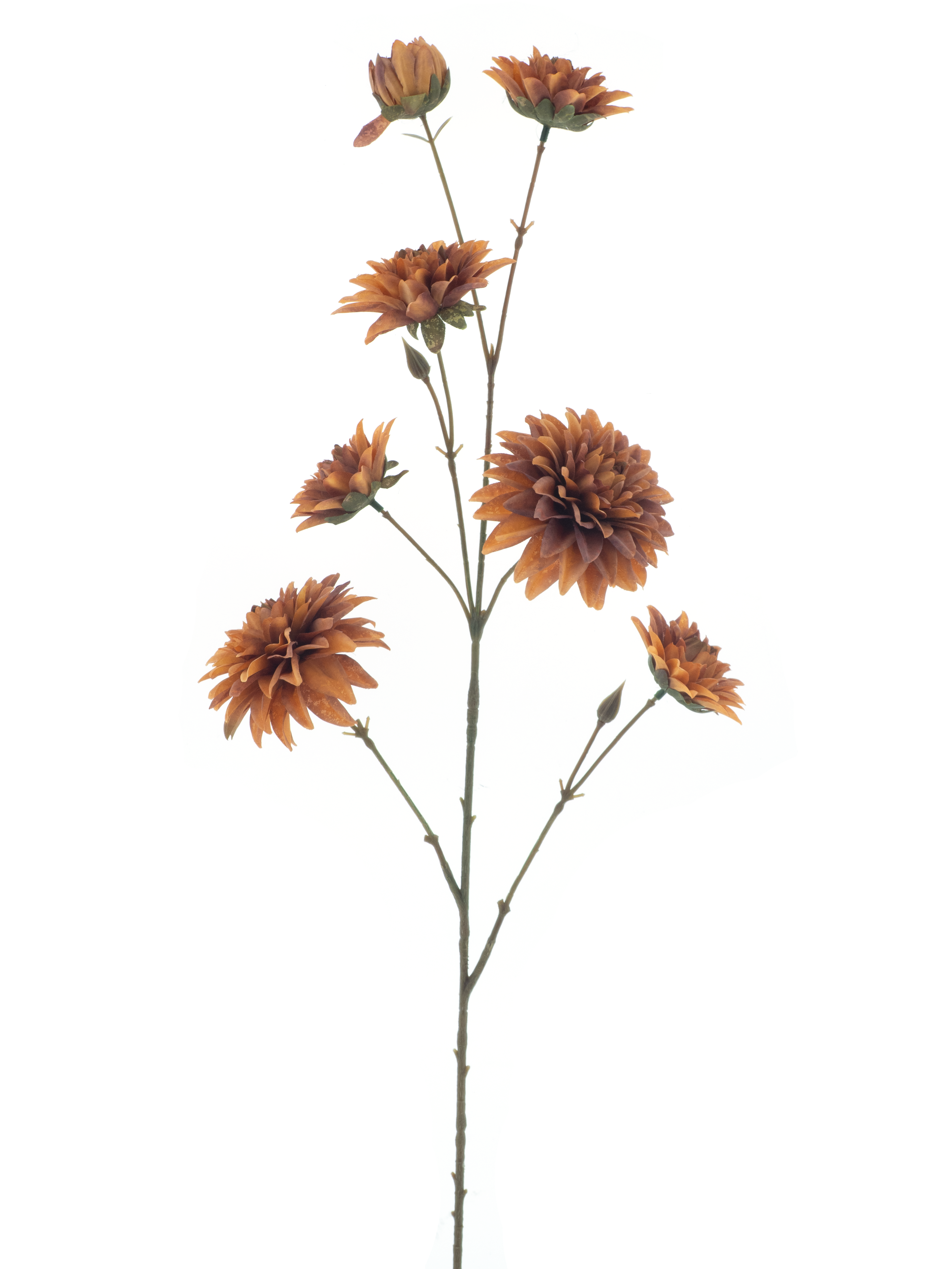 Dahlia spray Monica yellow 96cm