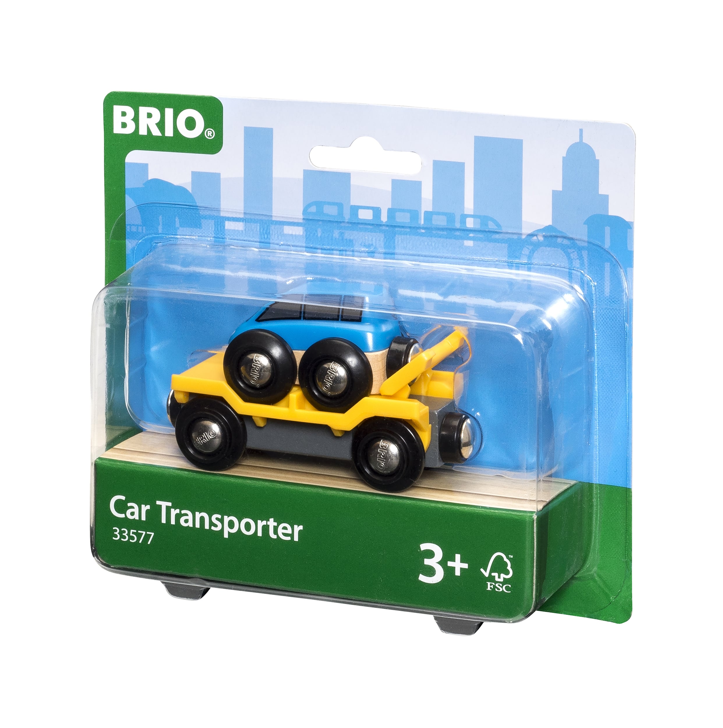 BRIO World Autotransporter met oprijplaat afbeelding