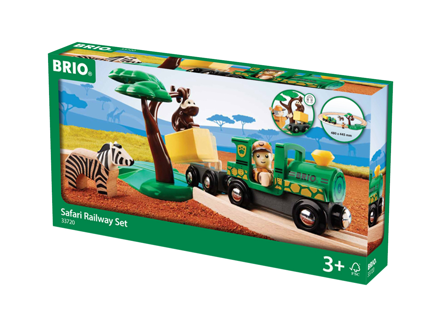 BRIO safari treinset