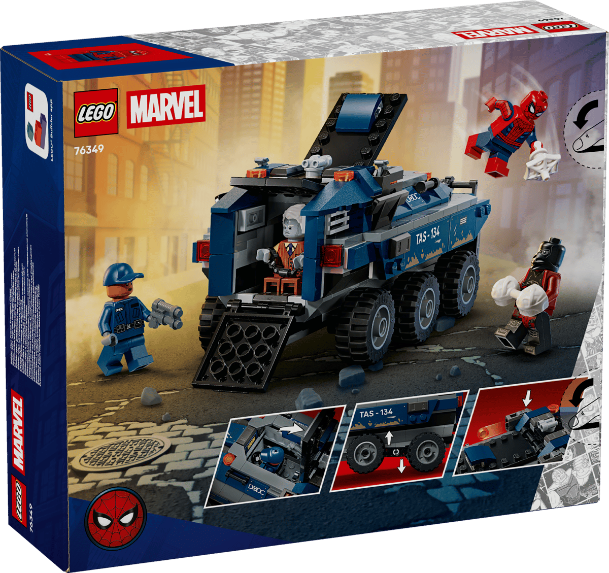 LEGO® Marvel 76349 Spider-Man achtervolging van gevangenistransport