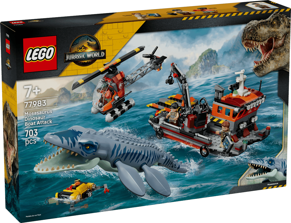 LEGO® Jurassic World 77983 mosasaurusaanval op de boot