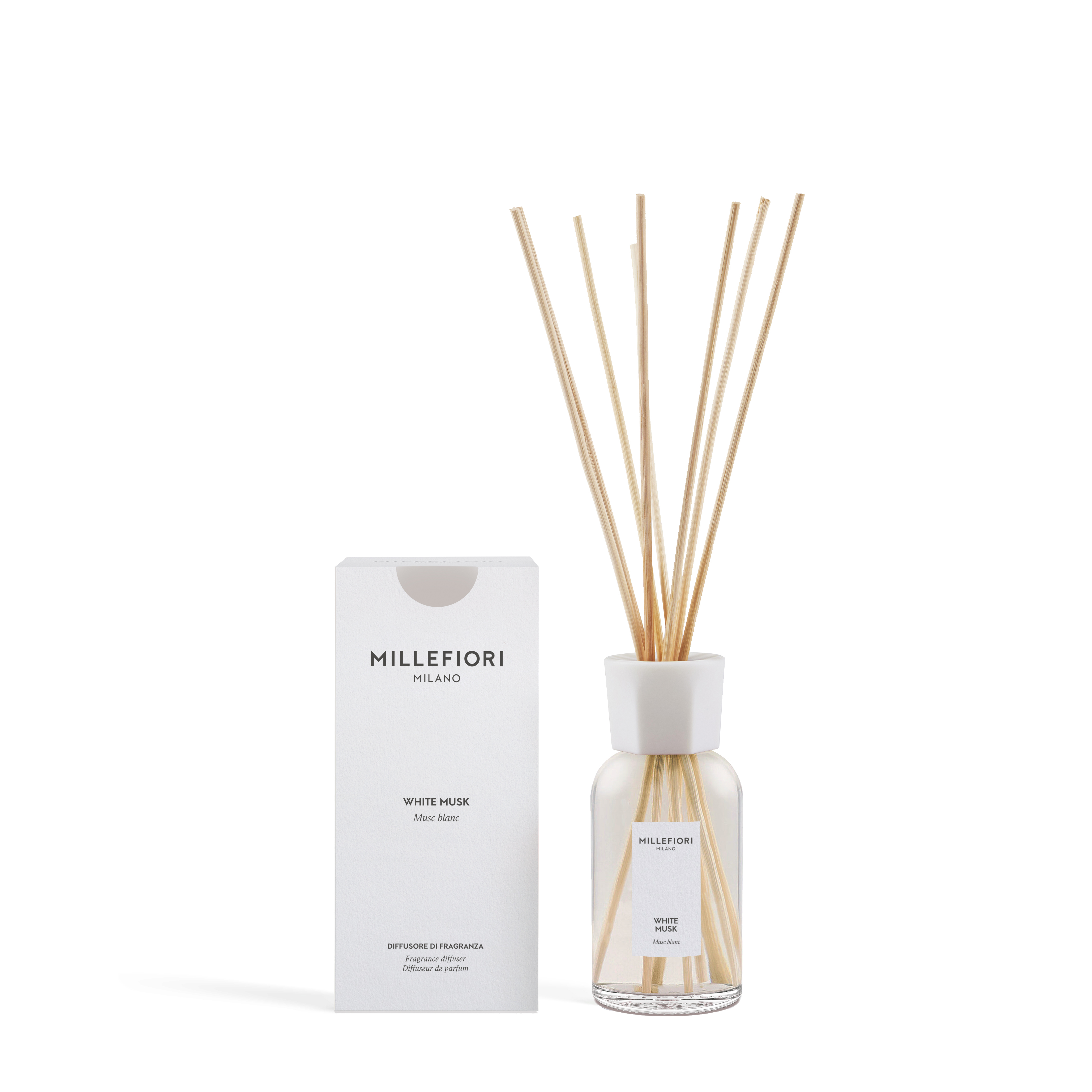 Millefiori Milano new reed diffuser 250 ml White Musk