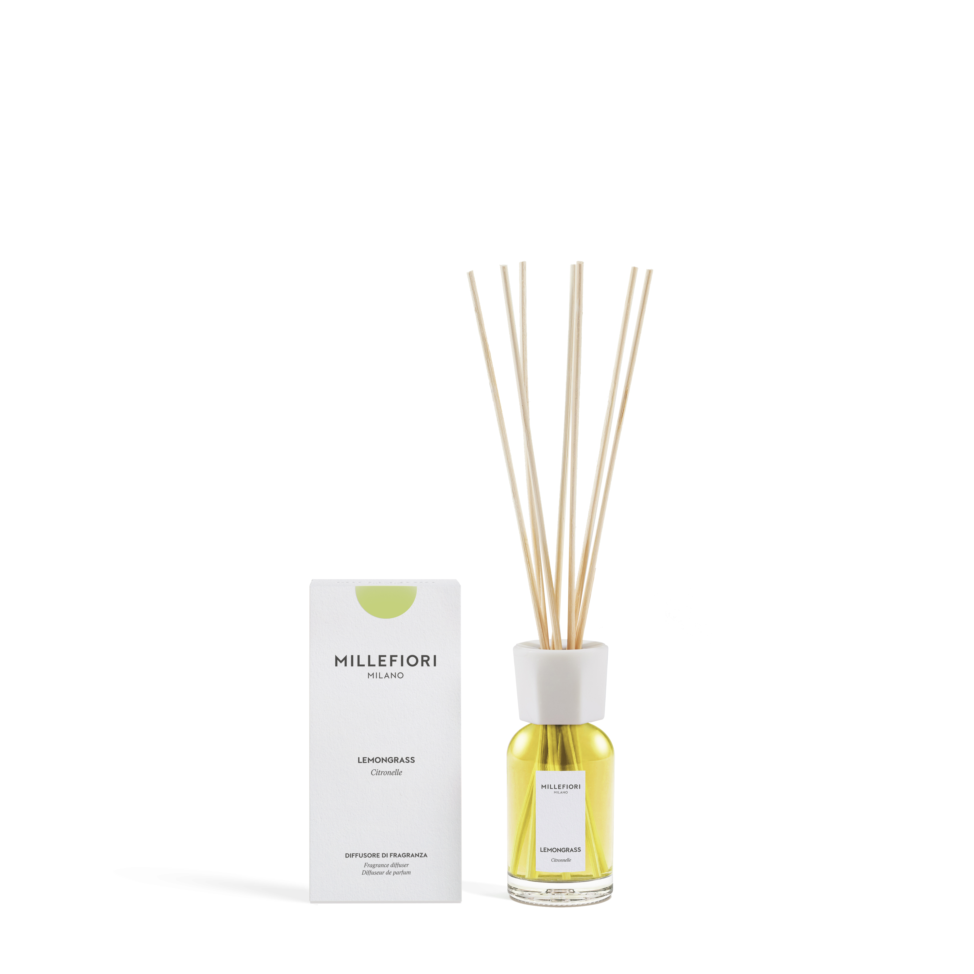 Millefiori Milano new reed diffuser 100 ml Lemon Grass