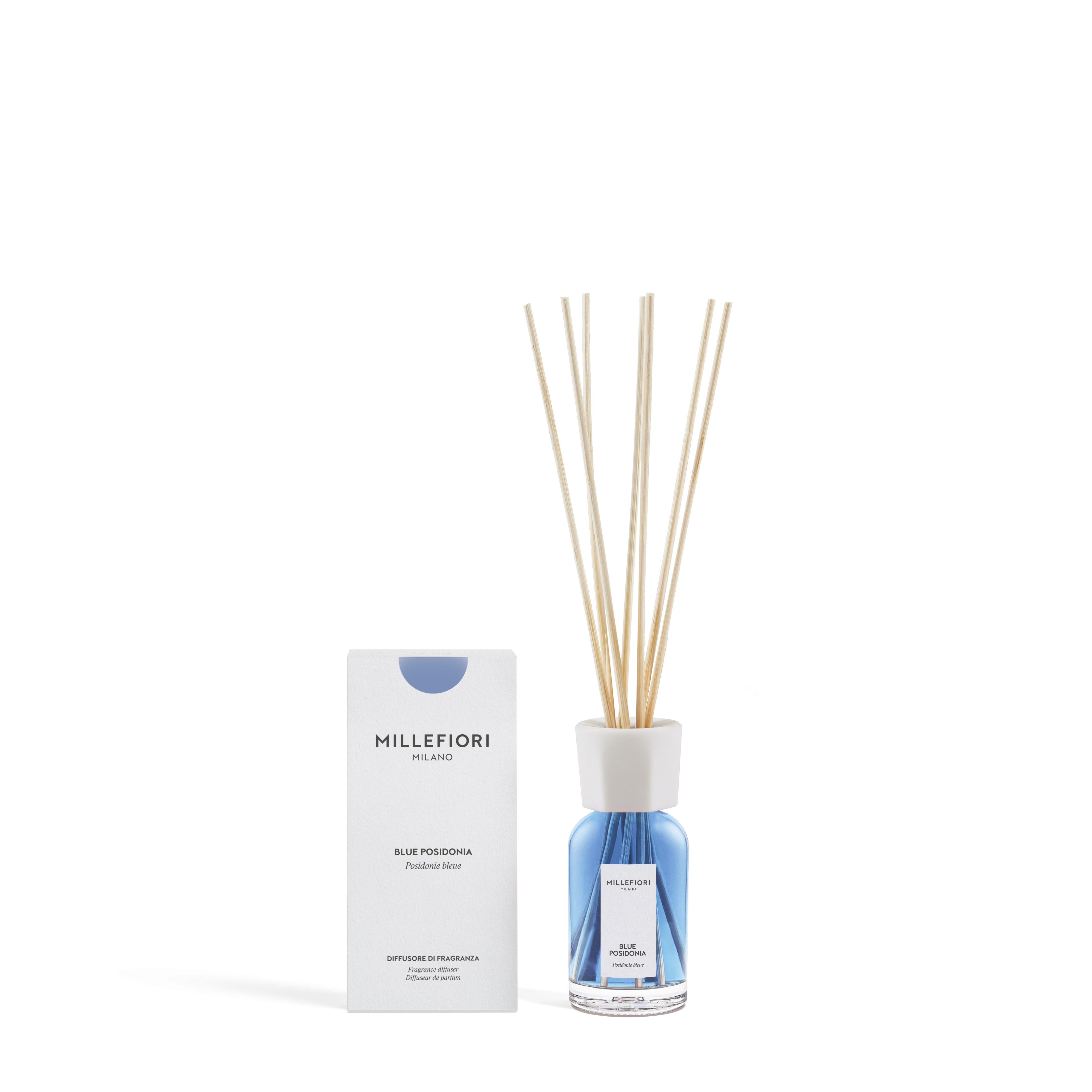 Millefiori Milano new reed diffuser 100 ml Blue Posidonia