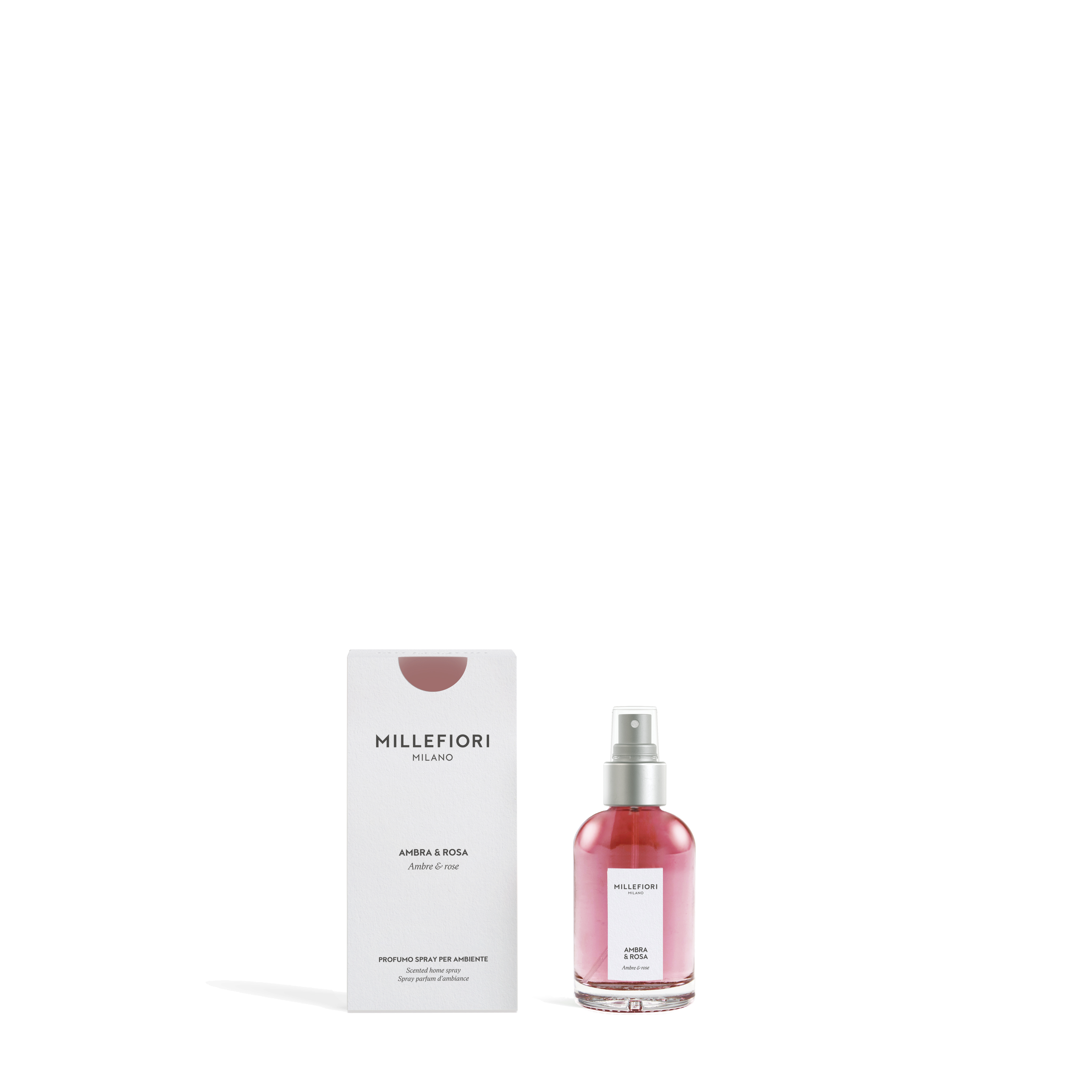 Millefiori Milano new home spray 100 ml Ambra & Rosa