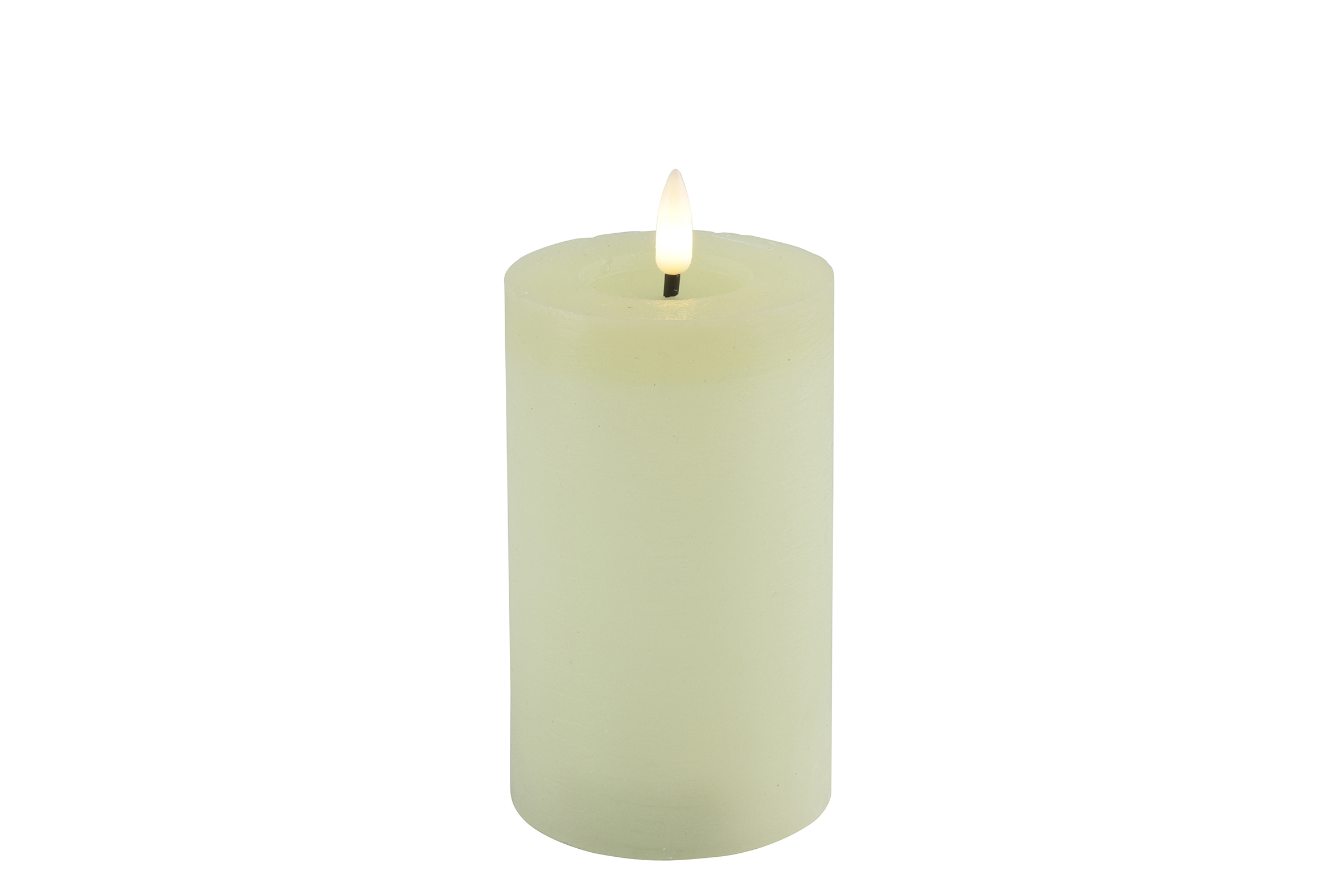 Stompkaars rustiek 7,5CM LED Lyon M creme