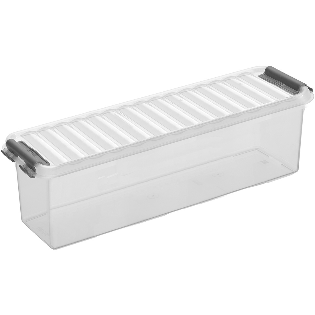 Sunware Q-line Box 1,3 ltr transp/metaal