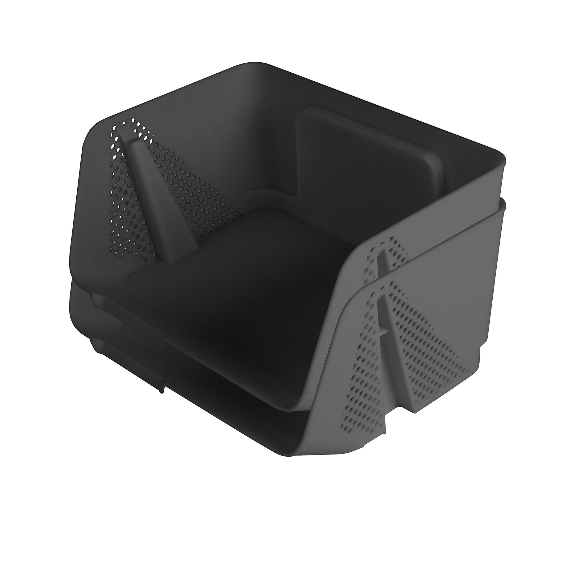 Sunware sigma home stackable set van 2 S antraciet