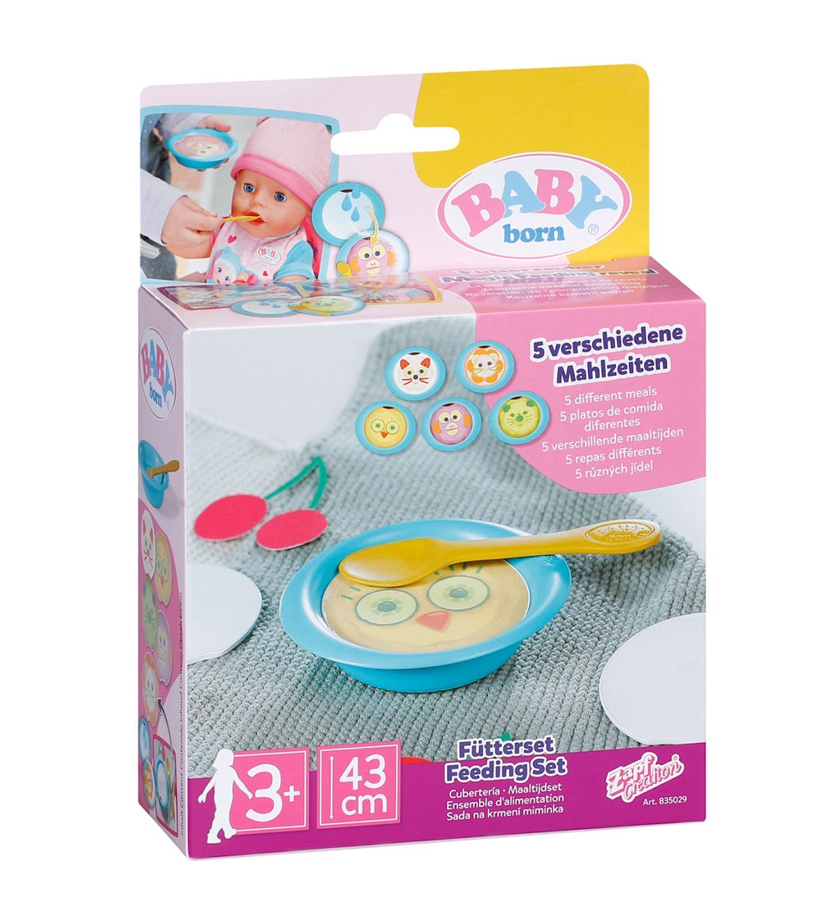 Baby Born maaltijdset