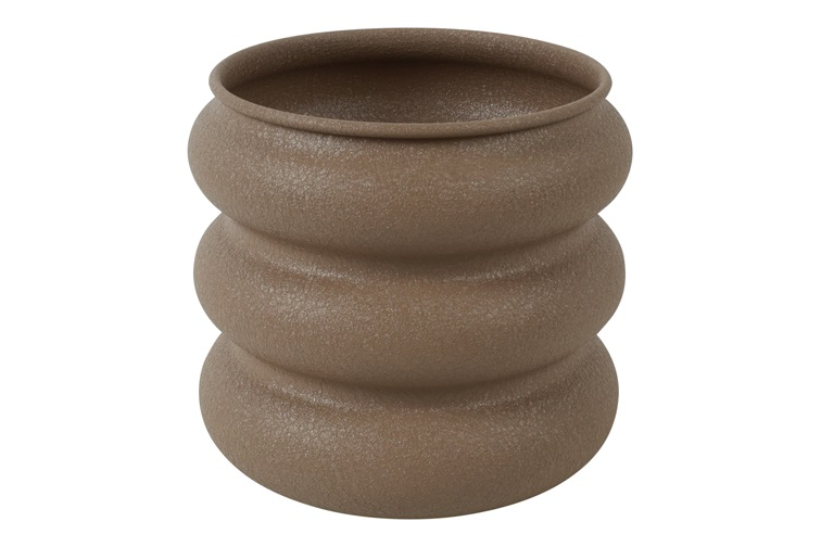 Bloempot Rings S bruin