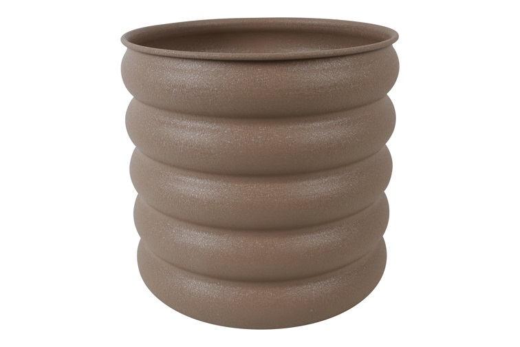 Bloempot Rings XL bruin