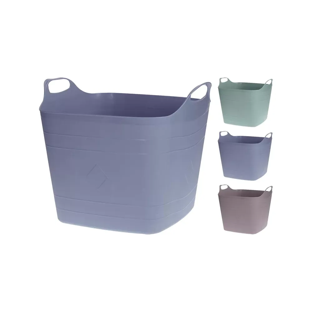 Emmer flexibel vierkant 15 liter