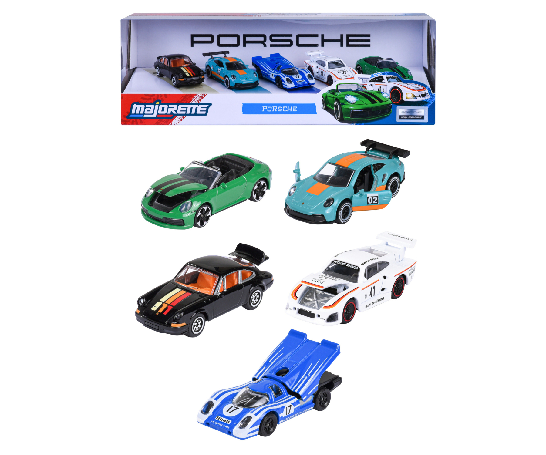 Porsche cadeaupakket 5 stuks