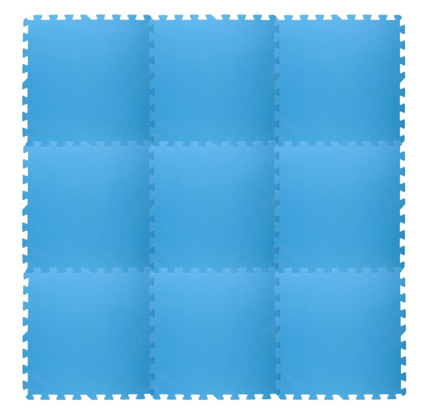 Zwembadmat 50x50x0,4cm Blauw