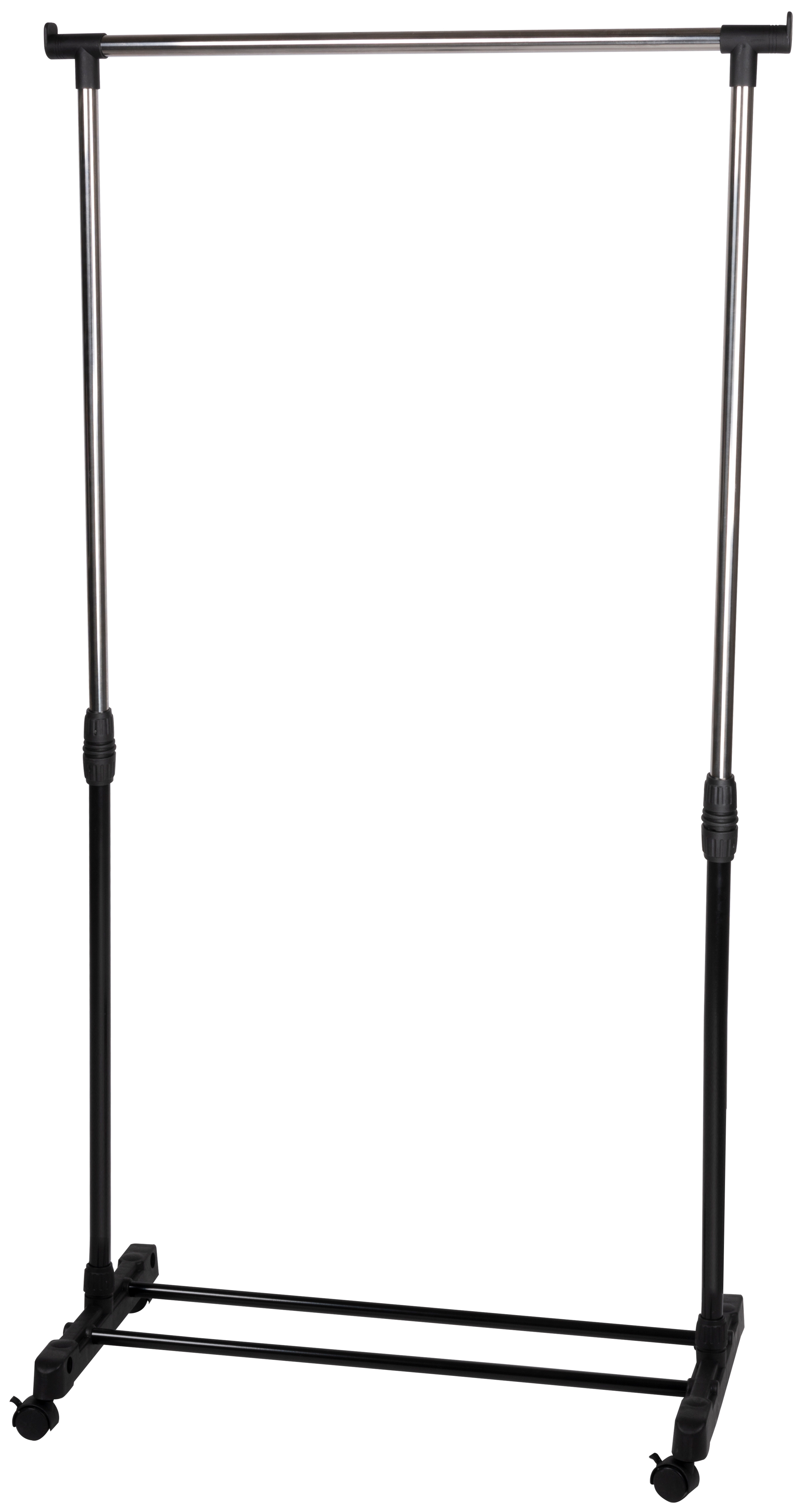 Kledingrek verrijdbaar verstelbaar 78-159cm