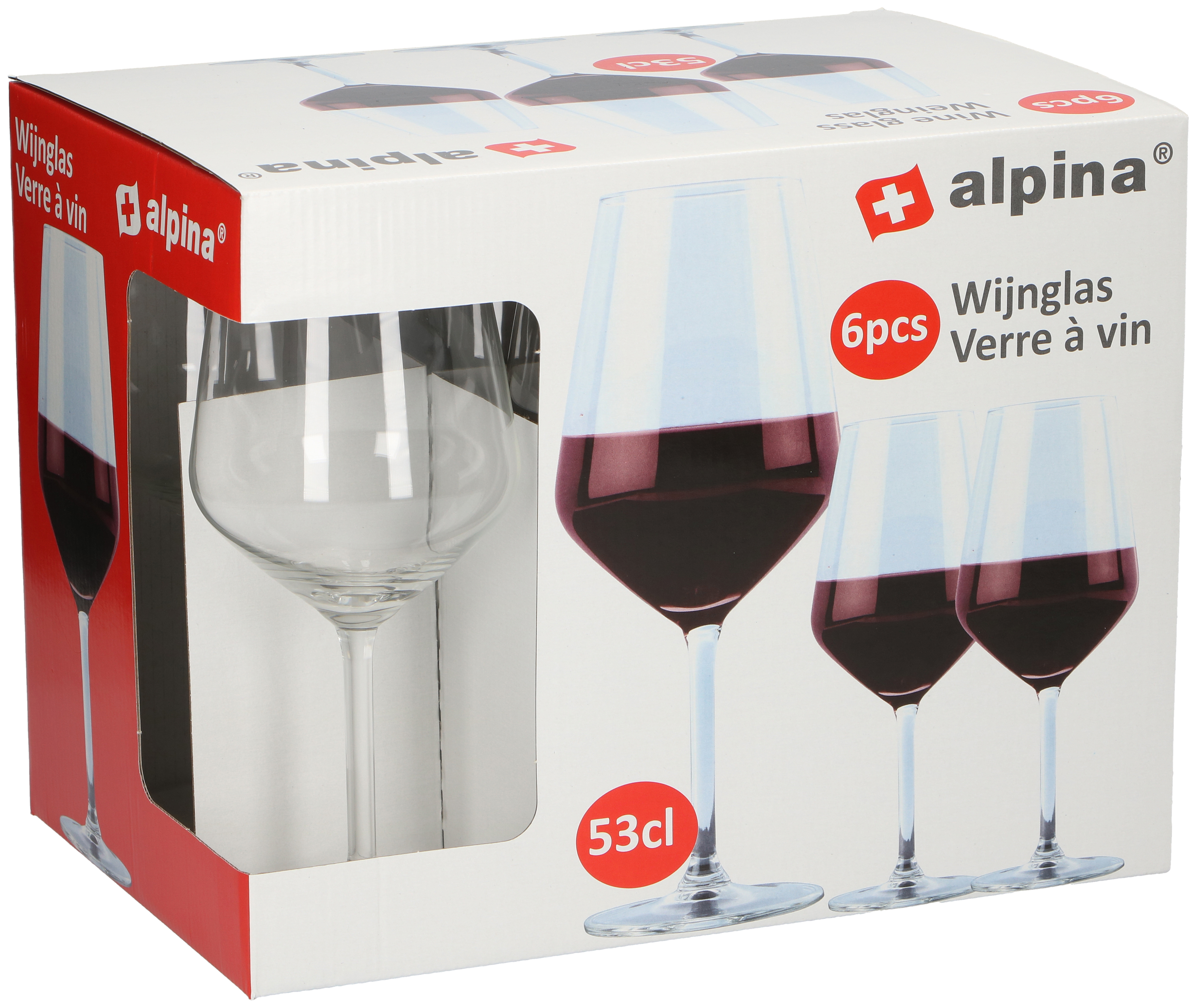 Wijnglas rode wijn 53cl 6 stuks