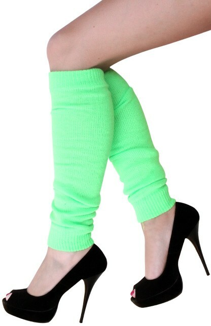 Beenwarmers neon groen