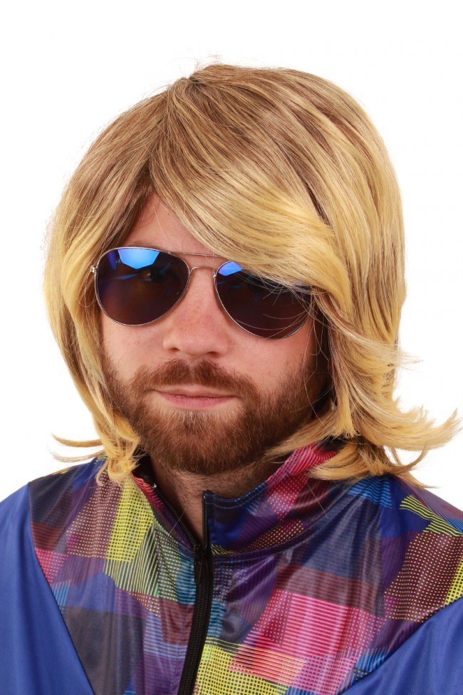 Pruik Mario blond