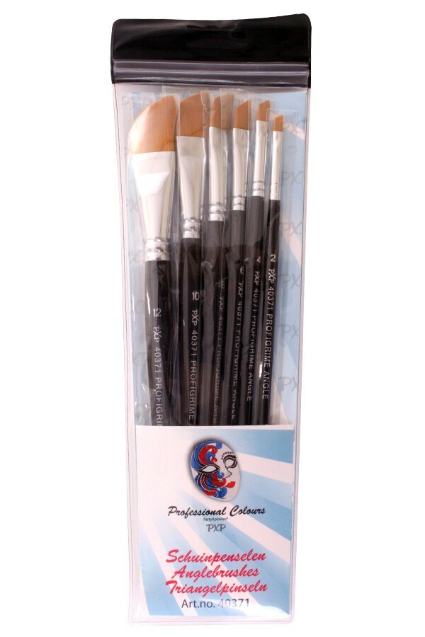 PXP 6 penselen Angle profigrime