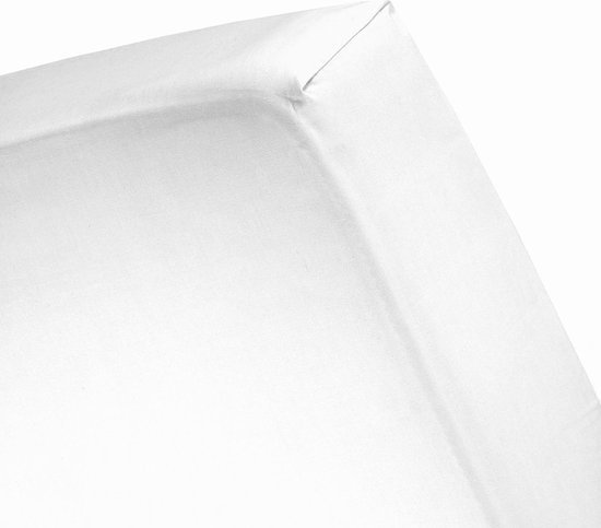 Cinderella Hoeslaken standaard stretch molton 180x200 (01) white