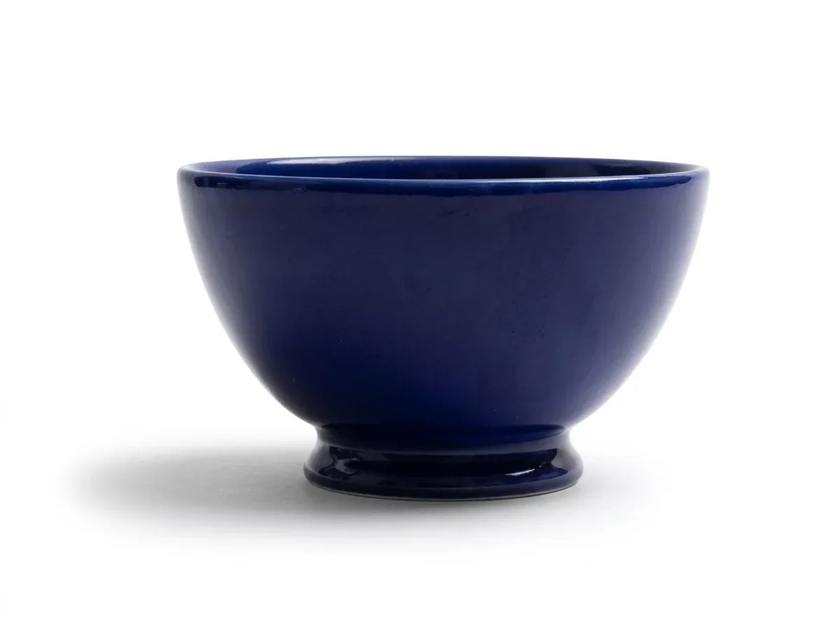 Boerenbont boerenblauw solids kom 13 cm donkerblauw